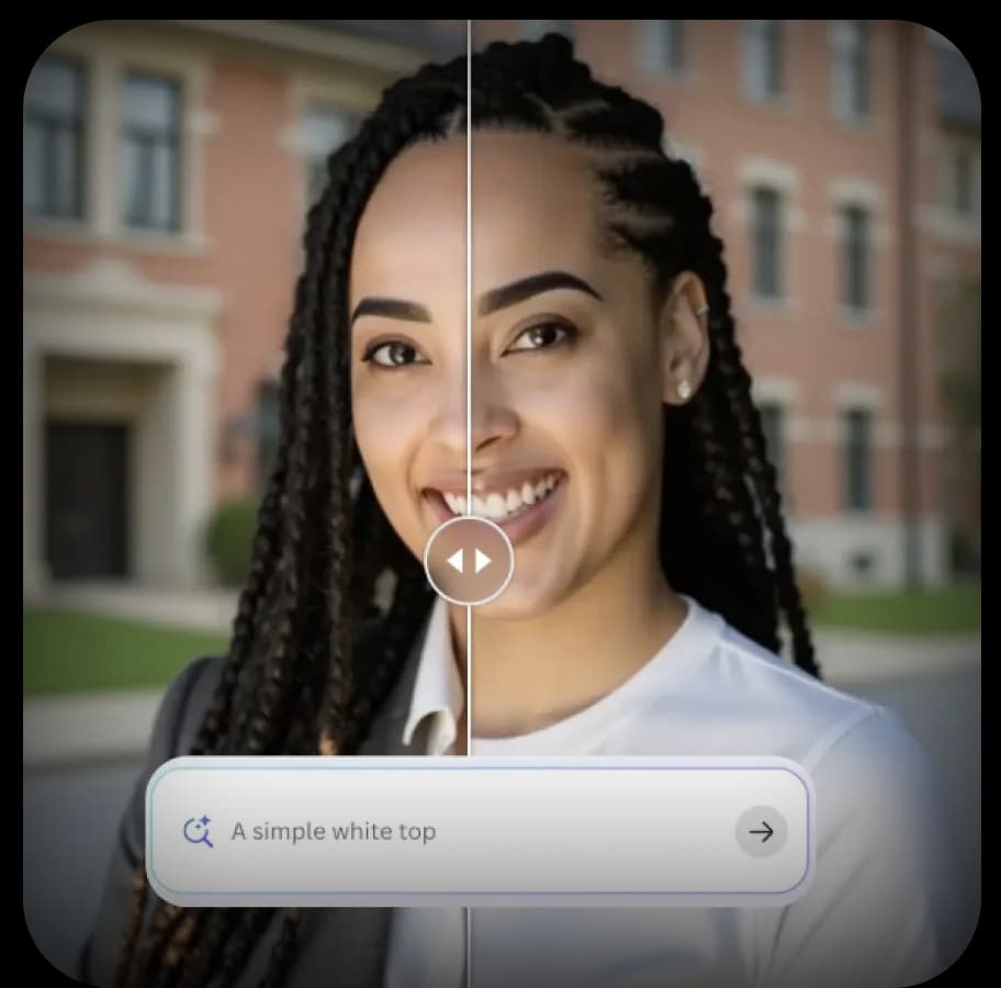 Full control over final look